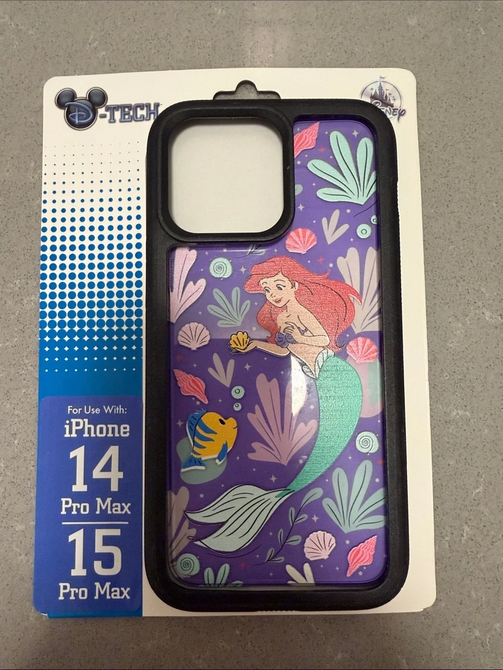 Disney Parks Ariel Phone Case with Purple, Mint Green & Pink Accents